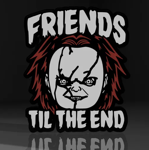 Chucky Friends Till The End Lamp #1